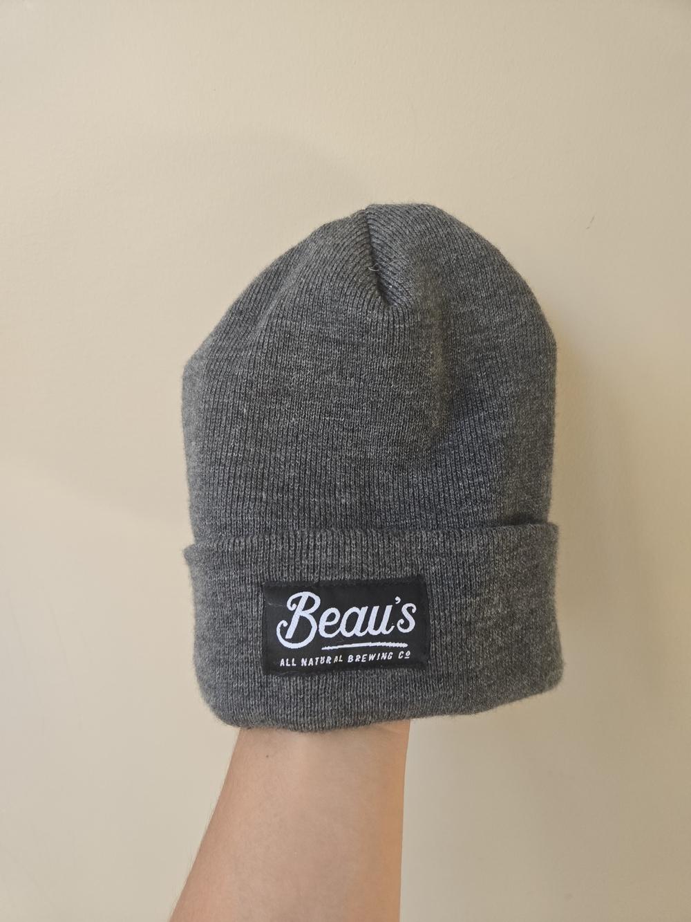 Beau's All Natural Brewing Co. Classic Knit Toque Beanie Grey